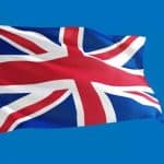 Union Jack flag flying